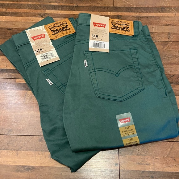 NWT Levi’s 501 Super Skinny in Green - Picture 9 of 11